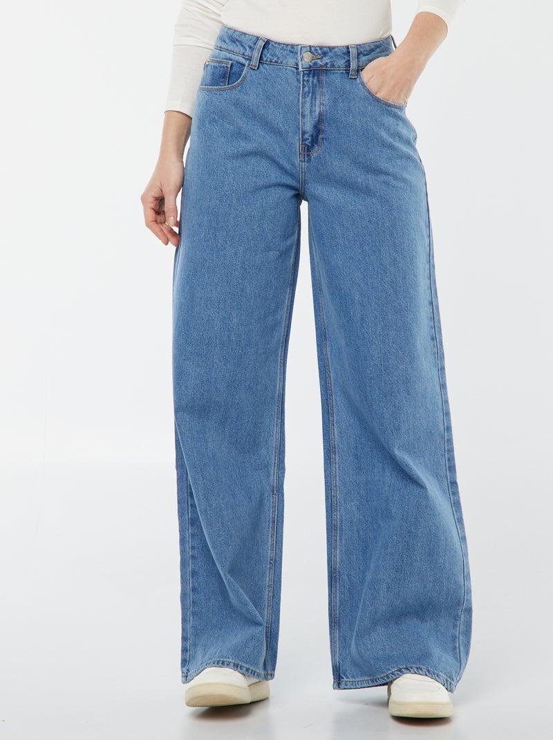 Jean wide leg - L32 Triple stone - Kiabi