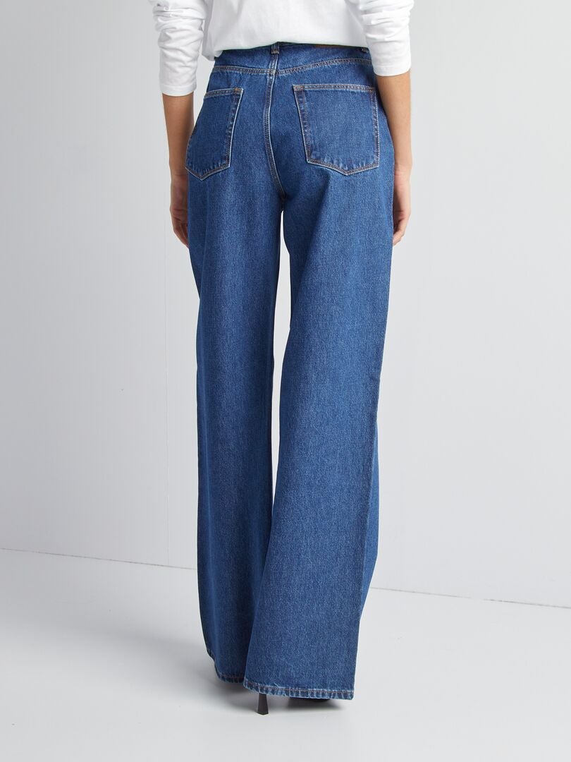 Jean wide leg - L34 Stone - Kiabi