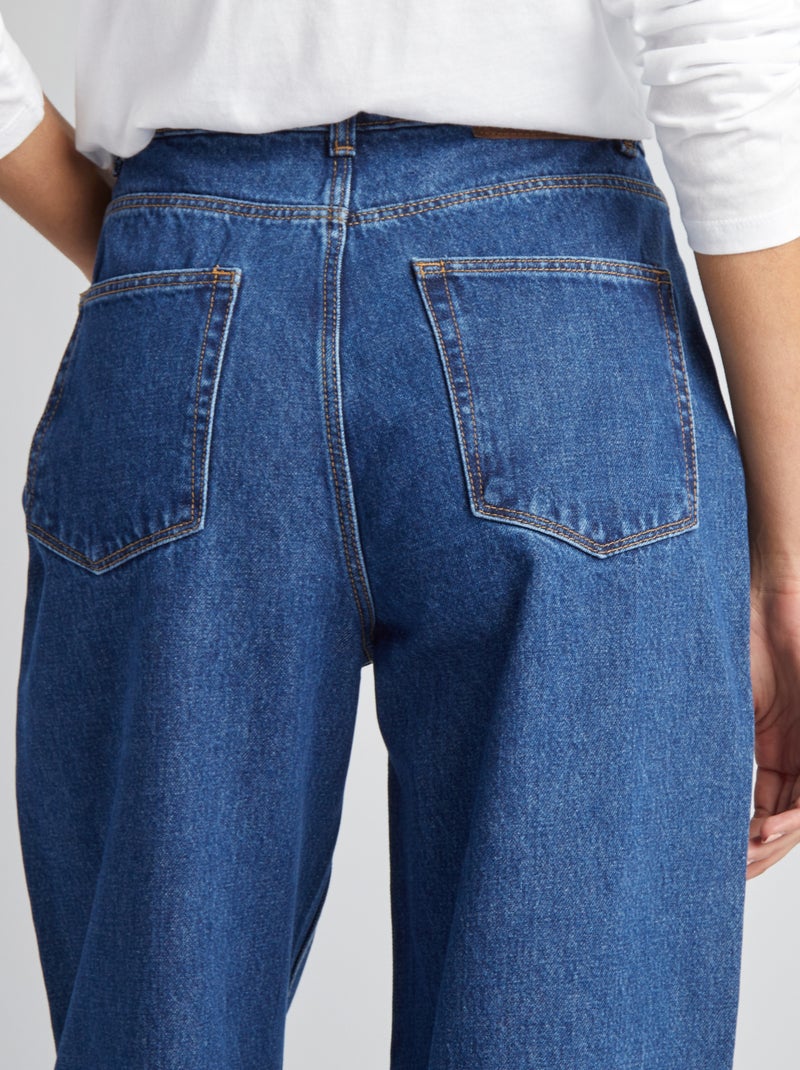 Jean wide leg - L34 Stone - Kiabi