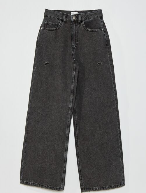 Jean wide leg à taille haute