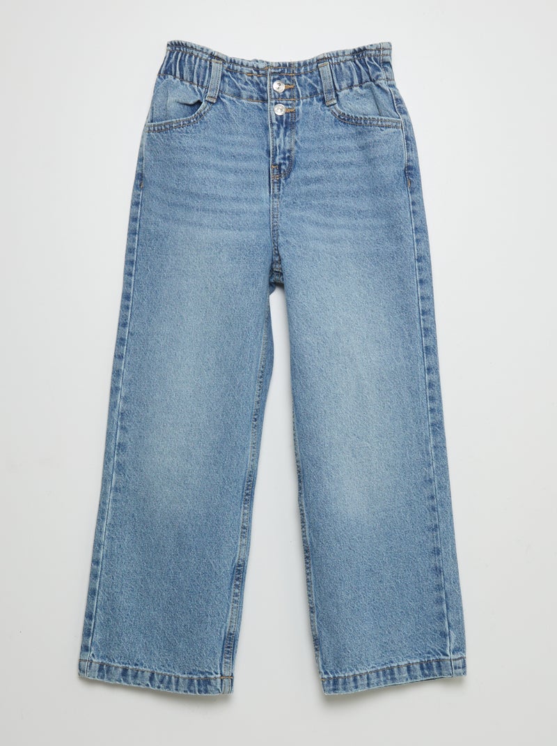 Jean wide leg Bleu - Kiabi