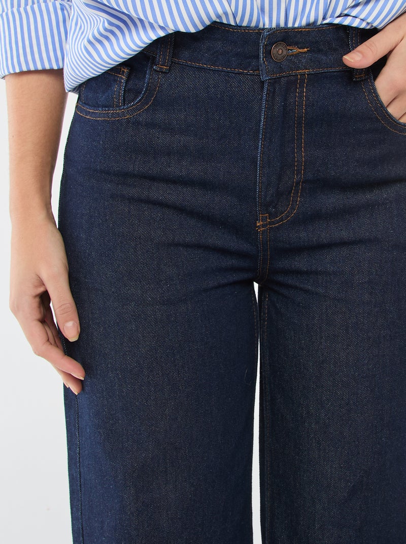 Jean wide leg Bleu - Kiabi