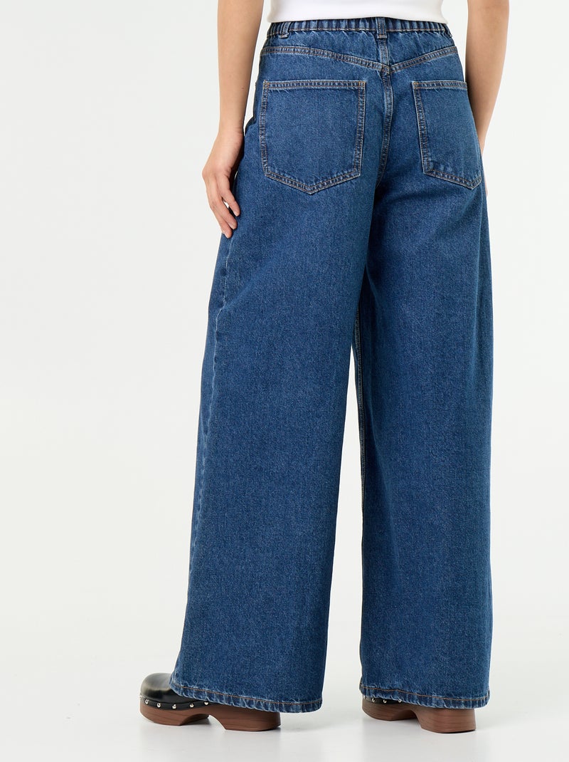 Jean wide leg Bleu - Kiabi