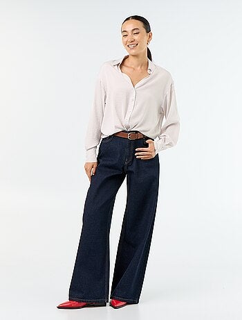 Jean wide leg / coupe large