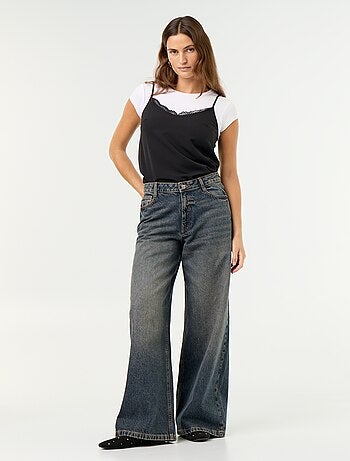 Jean wide leg / coupe large