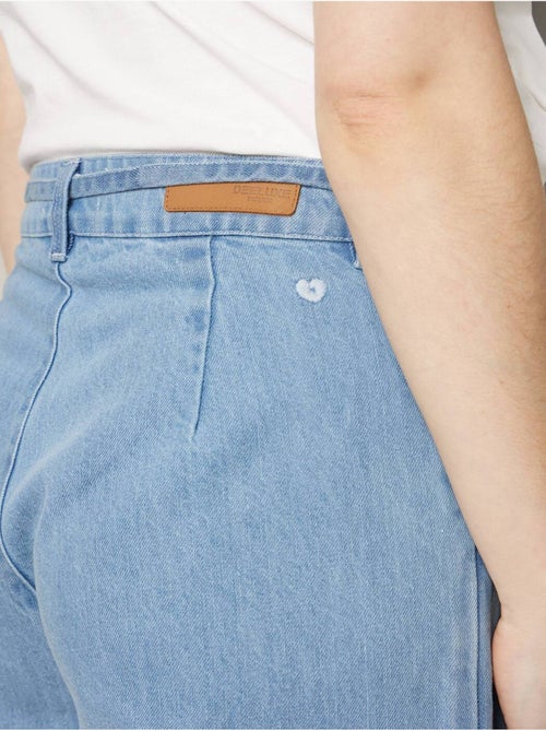 Jean wide leg femme 100% coton 'Deeluxe' - Kiabi