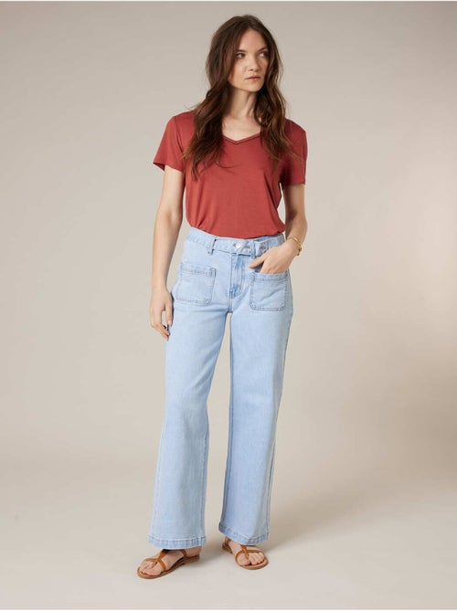 Jean wide leg femme 'Deeluxe' - Kiabi