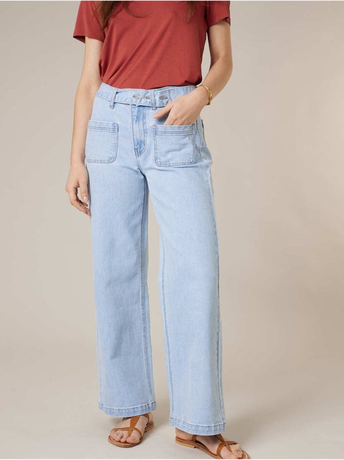 Jean wide leg femme 'Deeluxe' - Kiabi