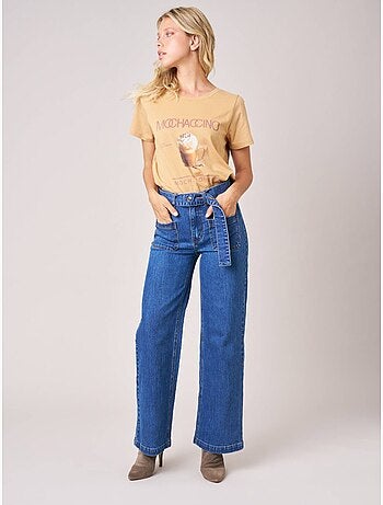 Jean wide leg femme 'deeluxe'