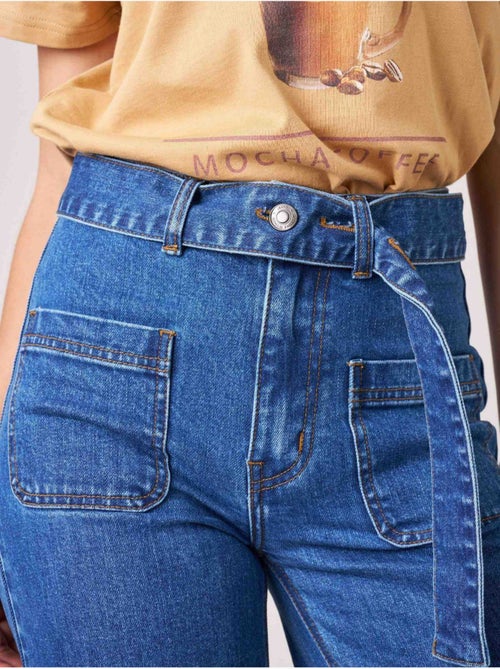 Jean wide leg femme 'deeluxe' - Kiabi Jean wide leg femme 'deeluxe' - Kiabi