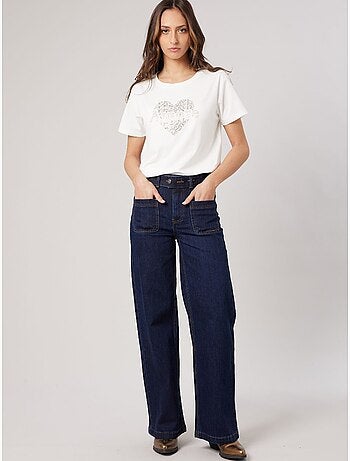 Jean wide leg femme 'deeluxe'