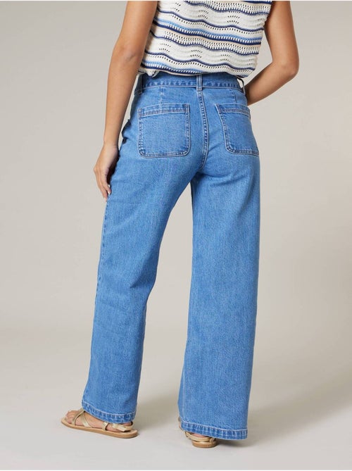 Jean wide leg femme 'Deeluxe' - Kiabi