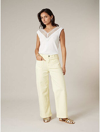 Jean wide leg femme 'deeluxe'
