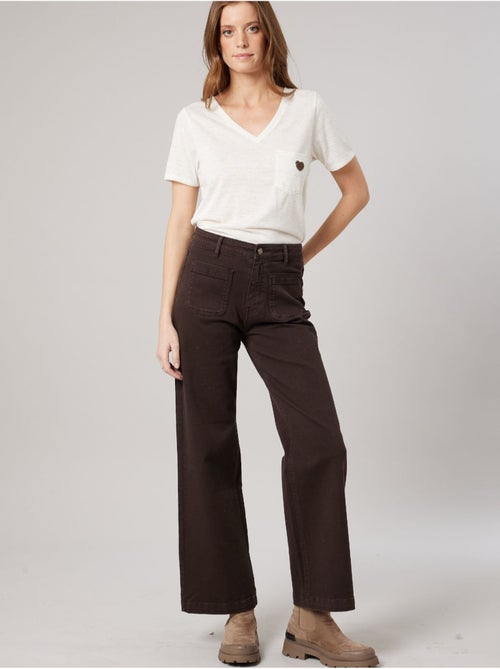 Jean wide leg femme 'deeluxe' - Kiabi Jean wide leg femme 'deeluxe' - Kiabi