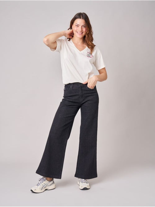 Jean wide leg femme  'deeluxe' - Kiabi