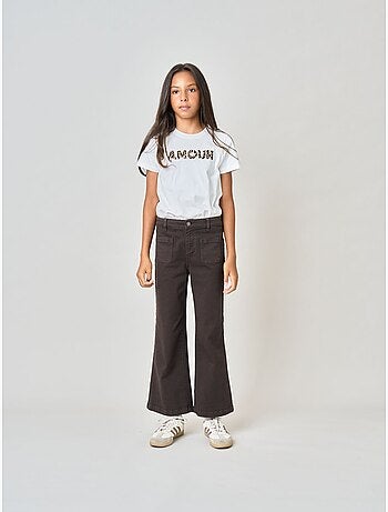 Jean wide leg fille 'deeluxe'