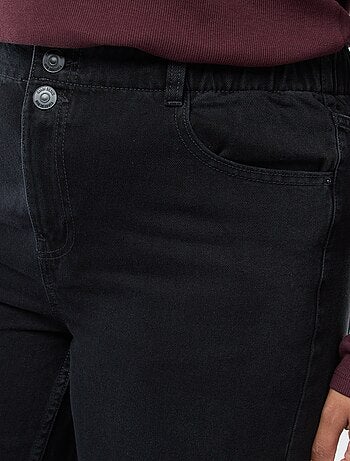 Jean wide leg fit / coupe large et taille élastique