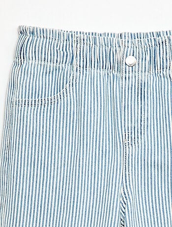 Jean wide leg imprimé fantaisie