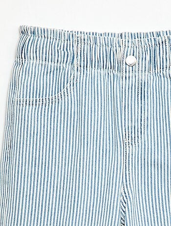 Jean wide leg imprimé fantaisie