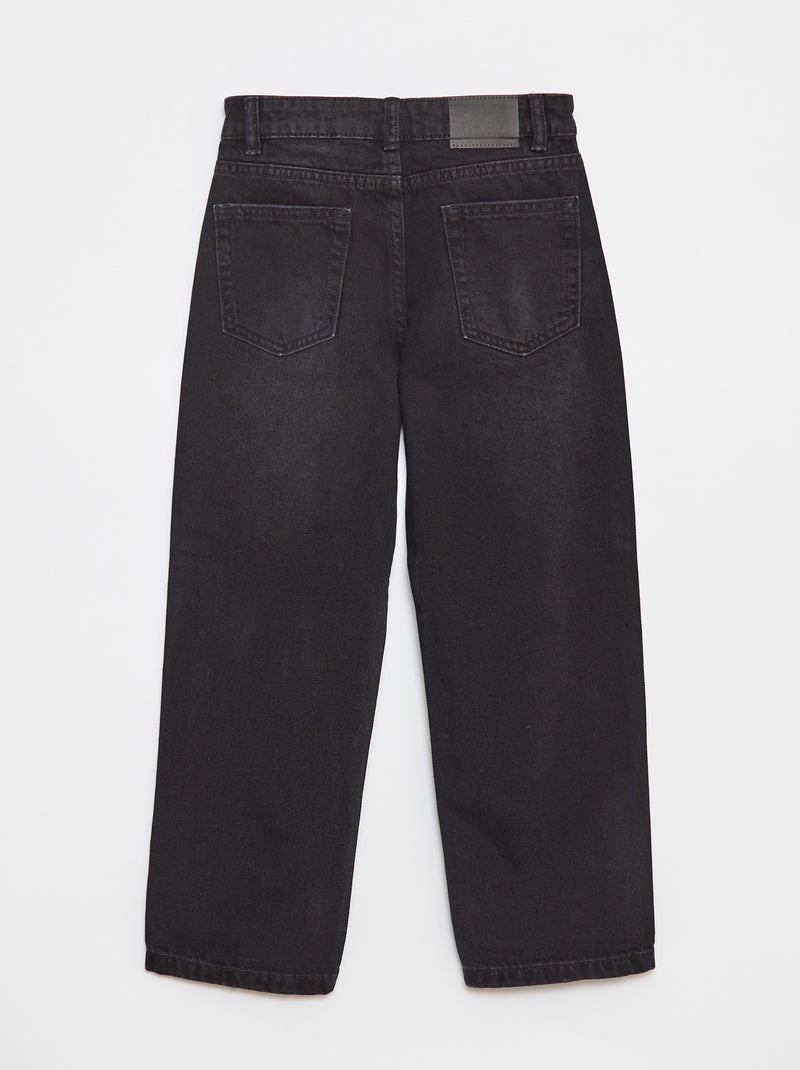 Jean wide leg Noir - Kiabi