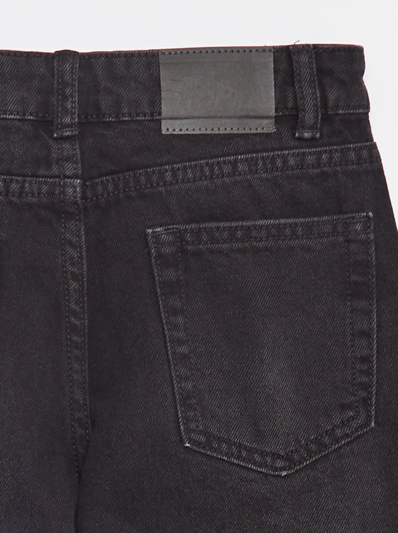 Jean wide leg Noir - Kiabi