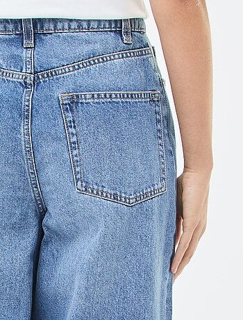 Jean wide leg taille haute
