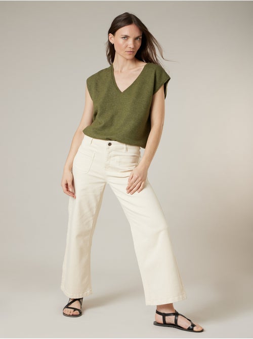 Jean widleg femme 'Deeluxe' - Kiabi