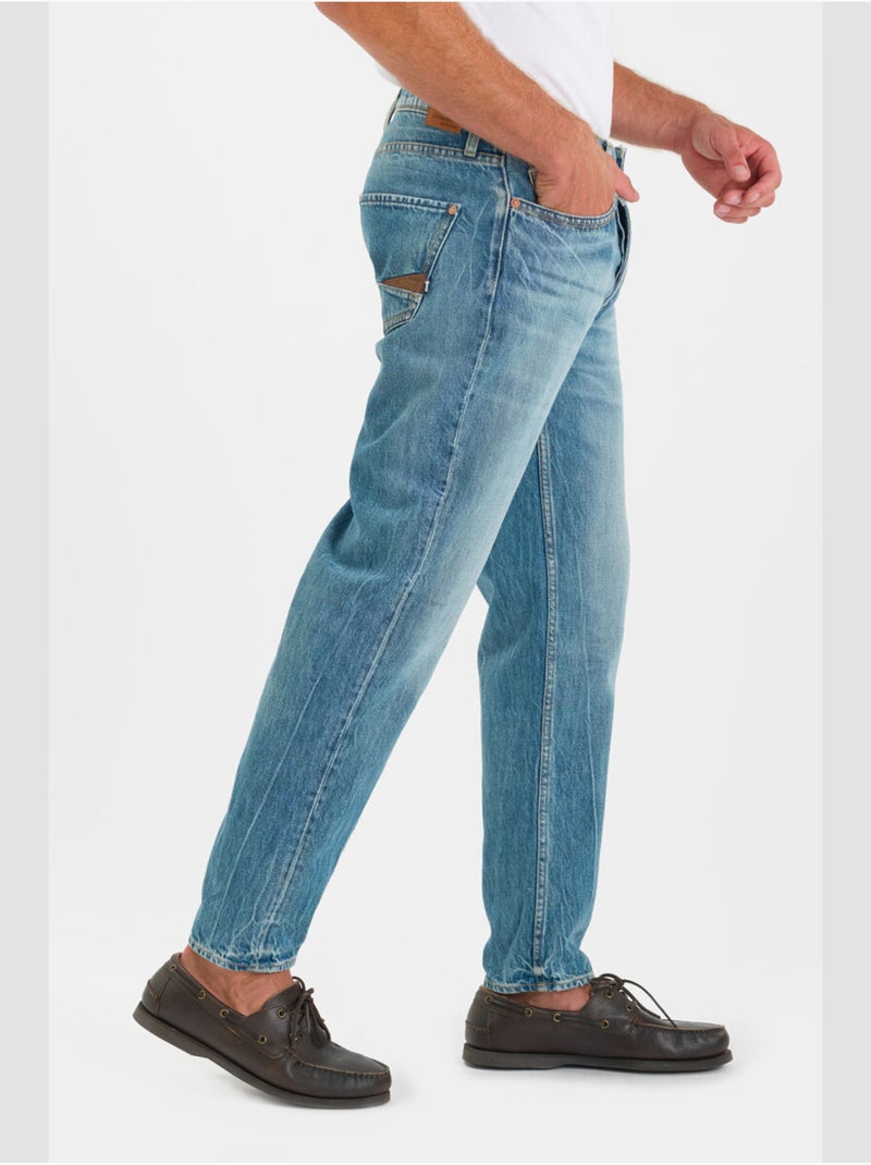 Jeans 1999 loose loose large 'Le Temps Des Cerises' Bleu - Kiabi