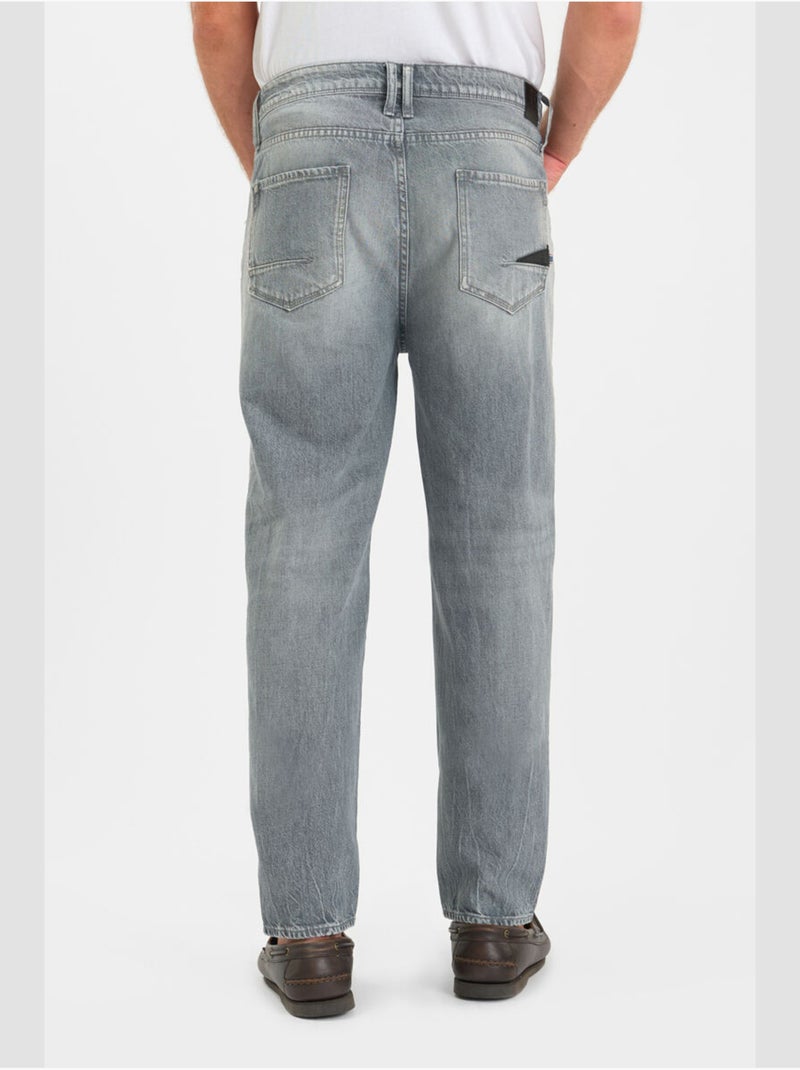 Jeans 1999 loose loose large 'Le Temps Des Cerises' Gris - Kiabi