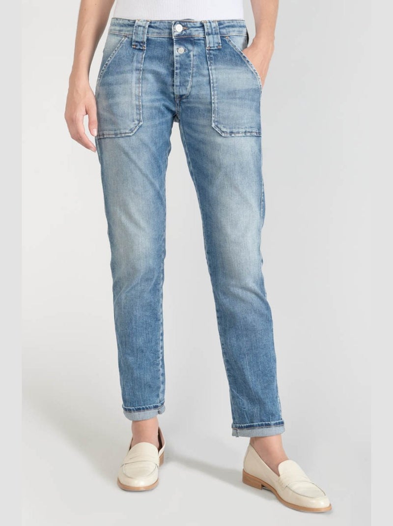 Jeans 200/43 boyfit 'Le Temps Des Cerises' Bleu - Kiabi