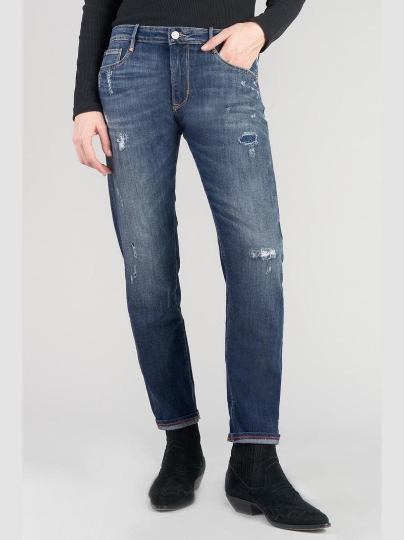 Jeans 200/43 boyfit 'Le Temps Des Cerises' Bleu - Kiabi
