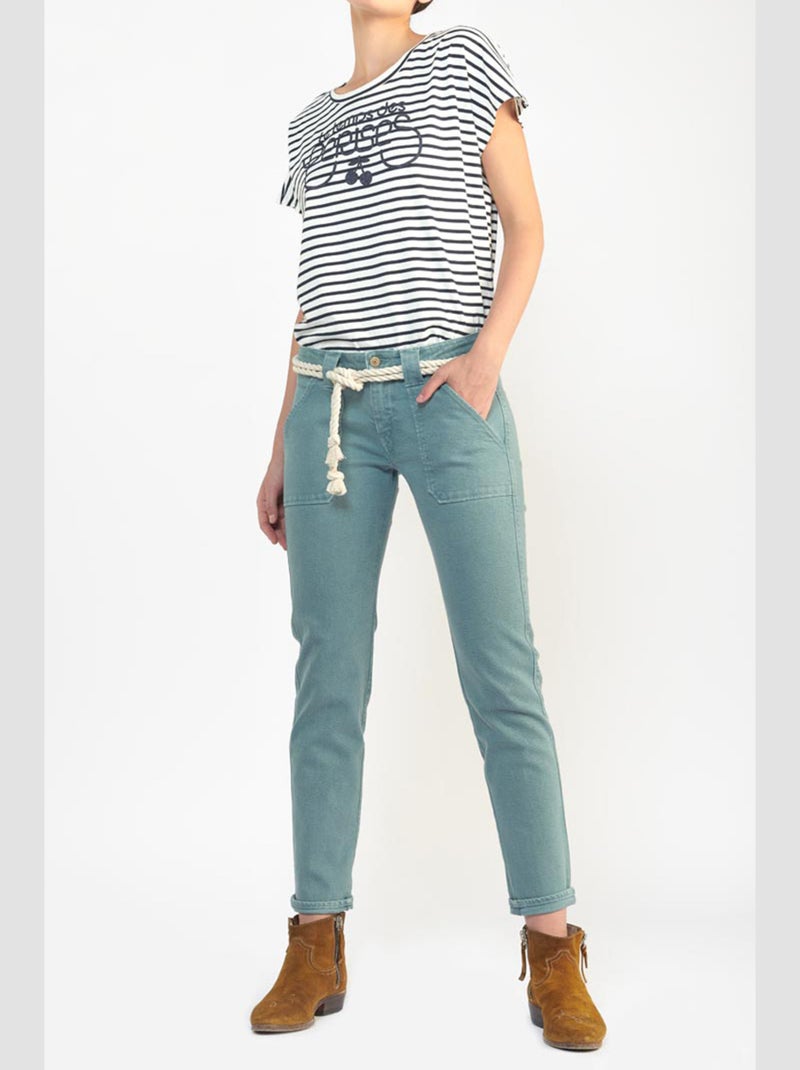 Jeans 200/43 boyfit 'Le Temps Des Cerises' Gris - Kiabi