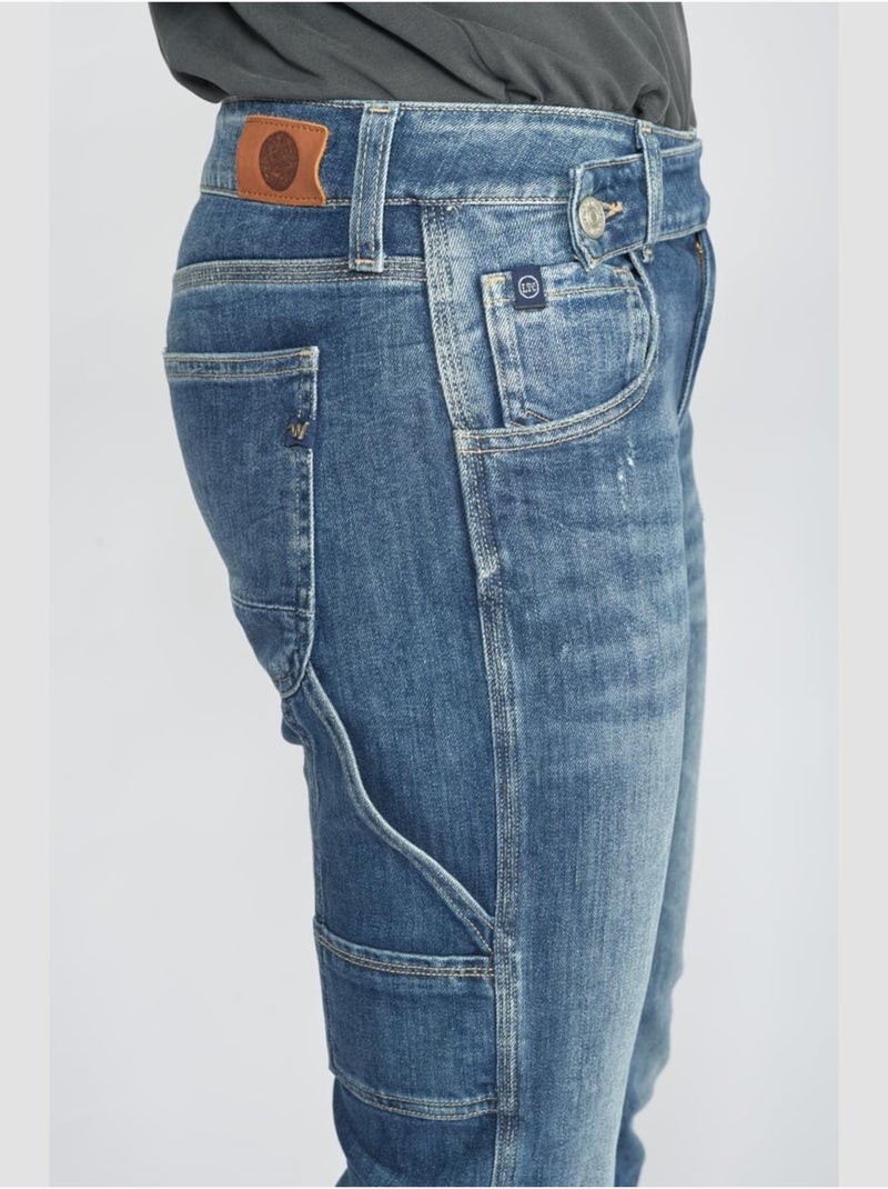 Jeans 200/43 loose large 'Le Temps Des Cerises' Bleu - Kiabi