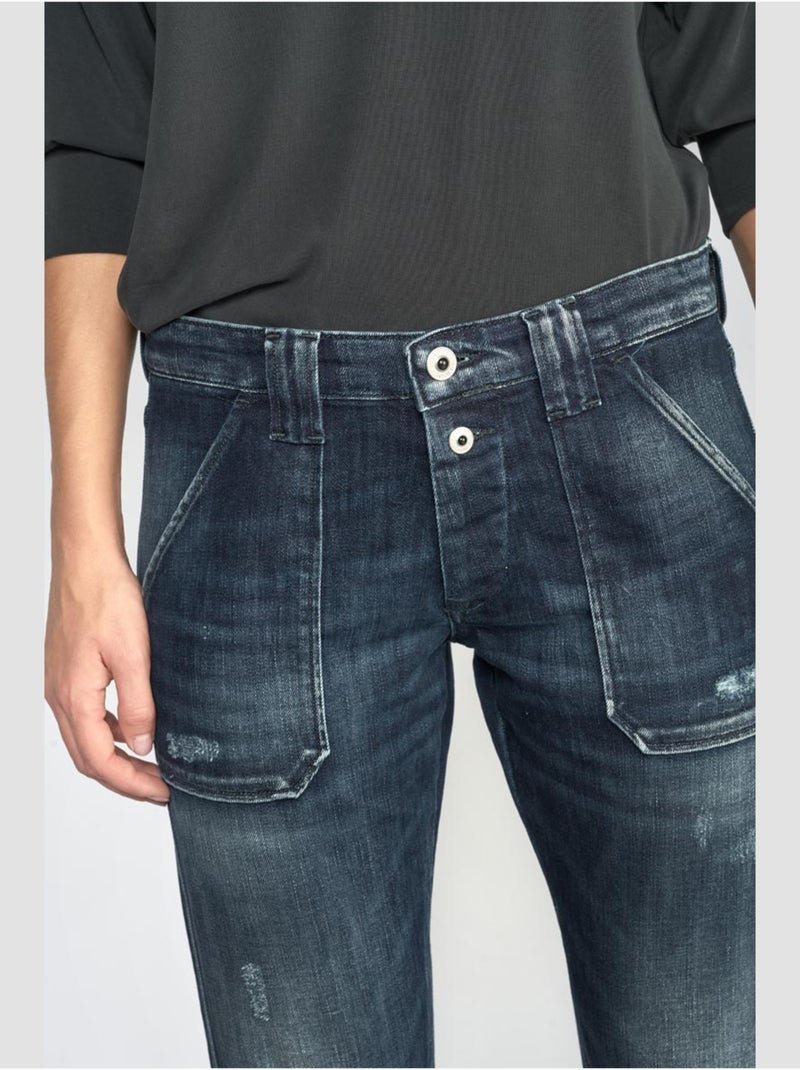 Jeans 200/43 loose large 'Le Temps Des Cerises' Noir - Kiabi