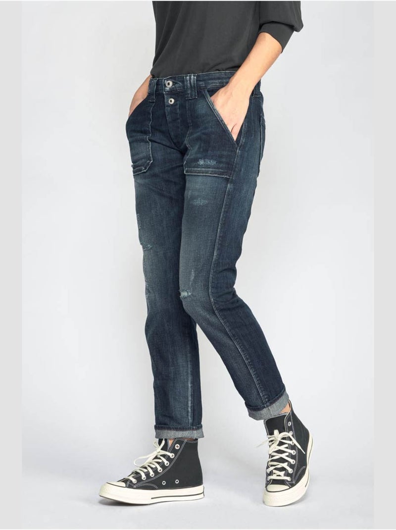 Jeans 200/43 loose large 'Le Temps Des Cerises' Noir - Kiabi