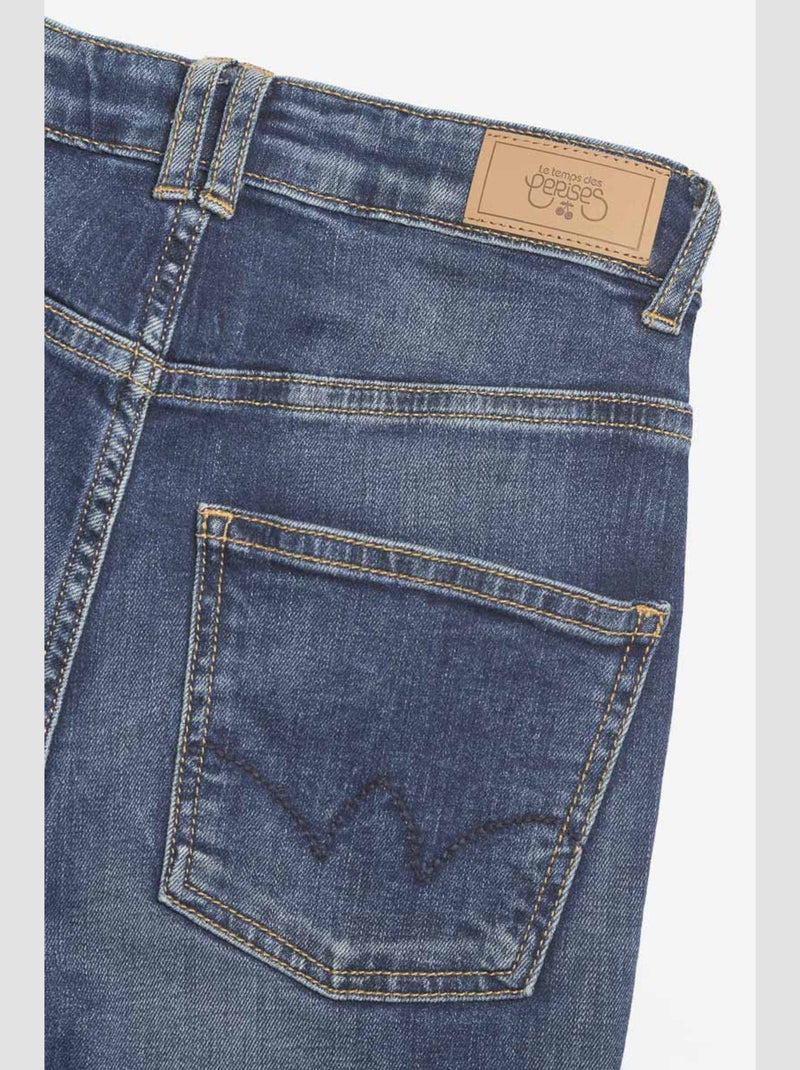 Jeans 400/12 mom taille haute 7/8ème droite 7/8ème 'Le Temps Des Cerises' Bleu - Kiabi