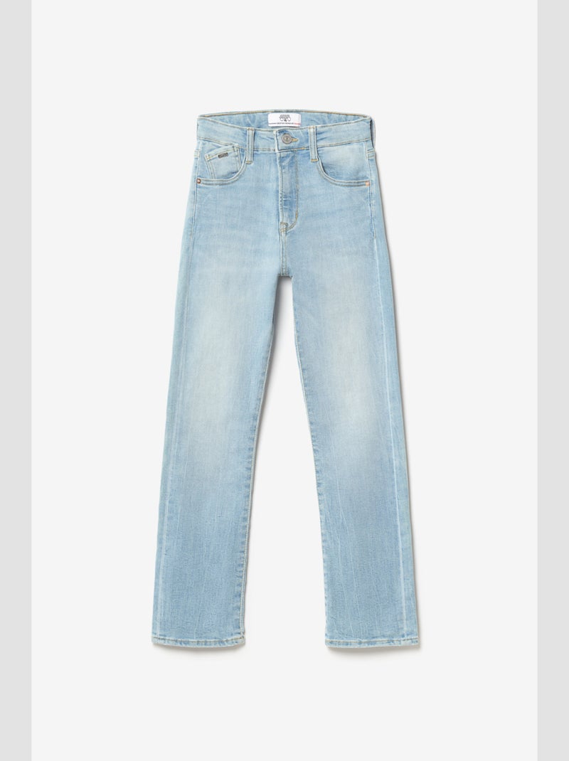 Jeans 400/12 mom taille haute 7/8ème regular droit 7/8ème 'Le Temps Des Cerises' Bleu - Kiabi