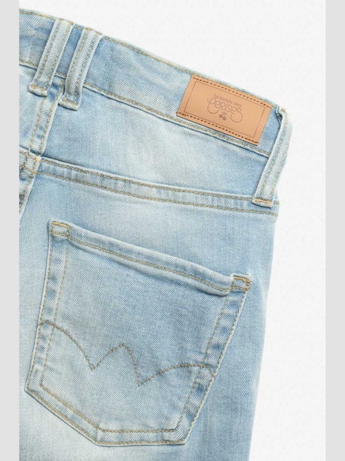 Jeans 400/12 mom taille haute 7/8ème regular droit 7/8ème 'Le Temps Des Cerises' - Kiabi