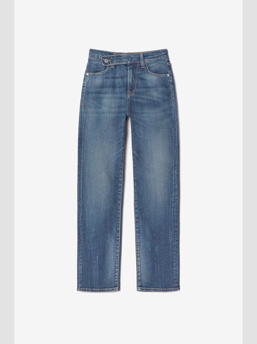 Jeans 400/14 mom taille haute 7/8ème 7/8ème 'Le Temps Des Cerises' - Kiabi