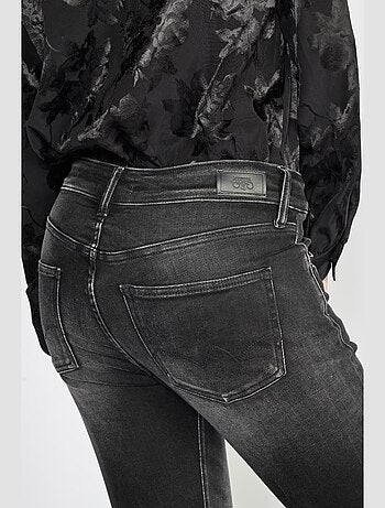 Jeans 400/17 mom taille haute 7/8ème droite 7/8ème 'Le Temps Des Cerises'