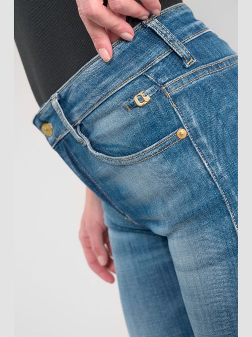 Jeans 400/17 mom taille haute 7/8ème mom 7/8ème 'Le Temps Des Cerises' - Kiabi