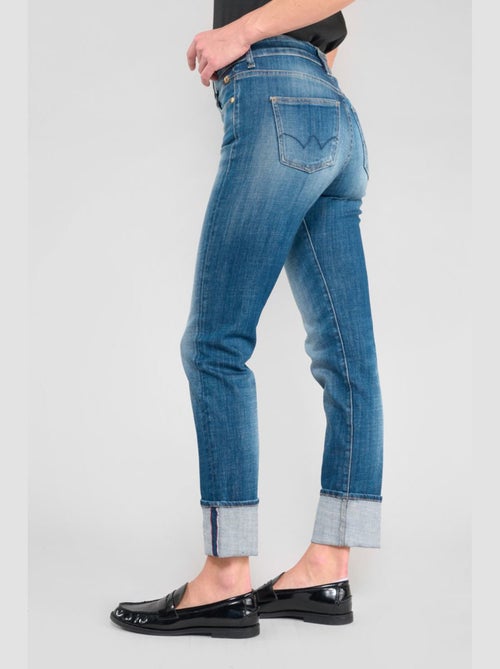 Jeans 400/17 mom taille haute 7/8ème mom 7/8ème 'Le Temps Des Cerises' - Kiabi