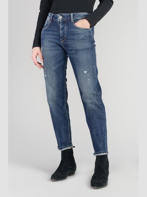 Jeans 400/17 mom taille haute 7/8ème mom 7/8ème 'Le Temps Des Cerises' - Kiabi