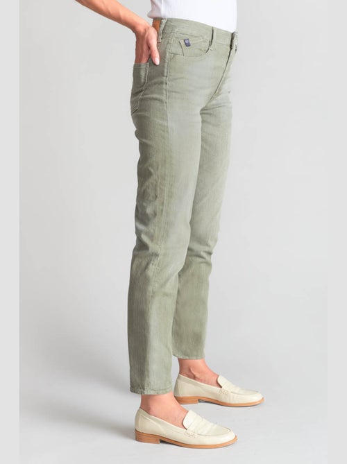 Jeans 400/17 mom taille haute 7/8ème mom 7/8ème 'Le Temps Des Cerises' - Kiabi