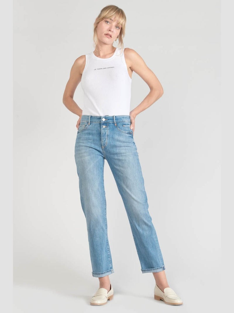 Jeans 400/18 droite 7/8ème 'Le Temps Des Cerises' Bleu - Kiabi