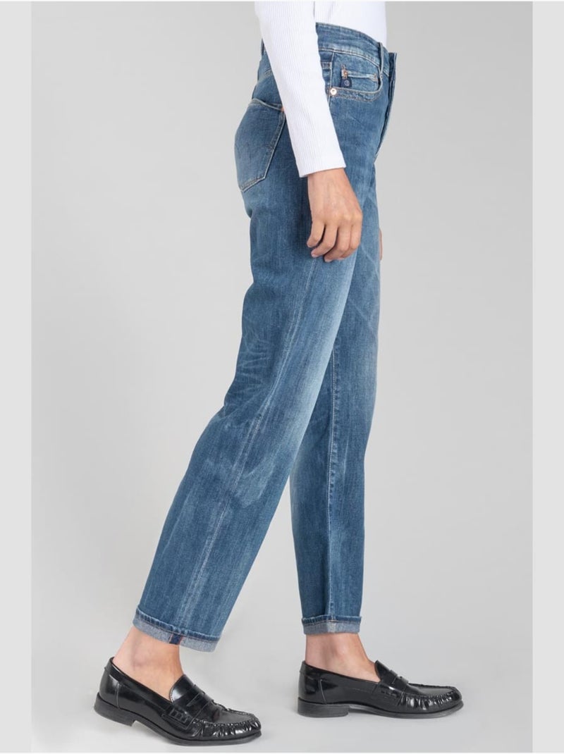 Jeans 400/18 droite 7/8ème 'Le Temps Des Cerises' Bleu - Kiabi