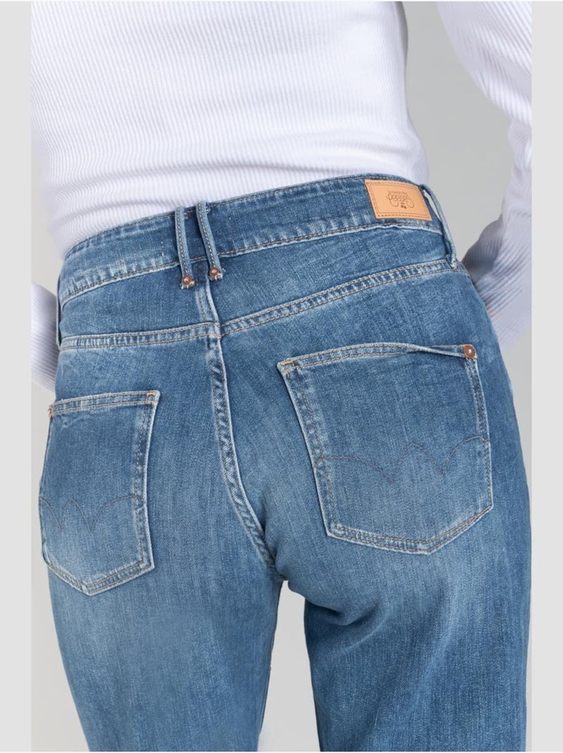 Jeans 400/18 droite 7/8ème 'Le Temps Des Cerises' Bleu - Kiabi