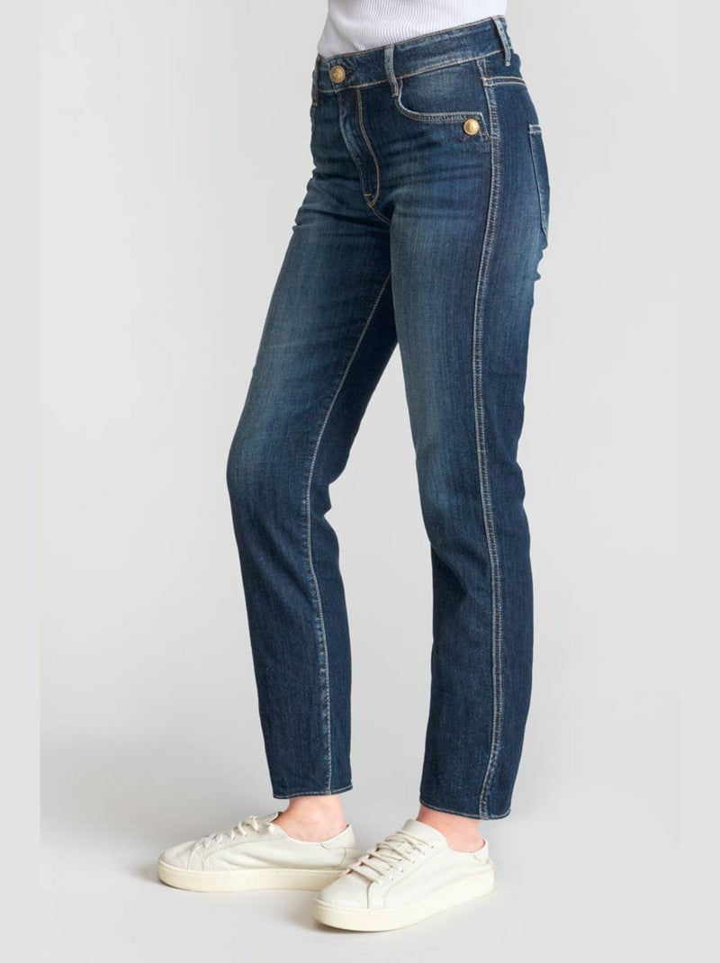 Jeans 400/18 mom 7/8ème 'Le Temps Des Cerises' Bleu - Kiabi