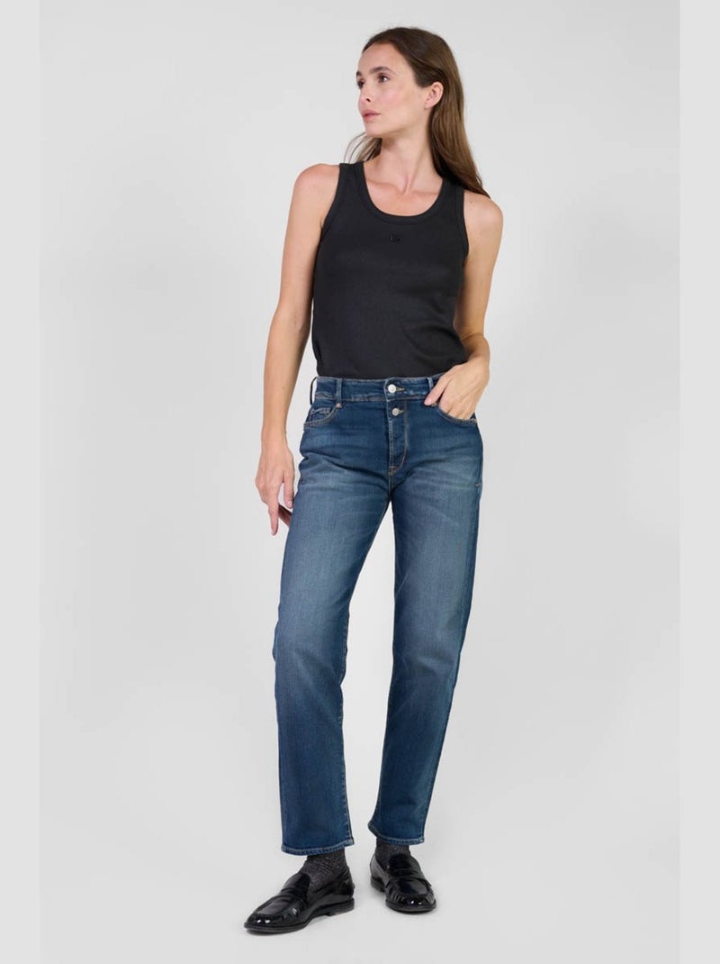 Jeans 400/18 mom 7/8ème 'Le Temps Des Cerises' Bleu - Kiabi