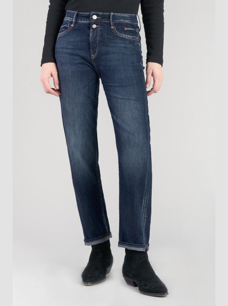 Jeans 400/18 mom 7/8ème 'Le Temps Des Cerises' Bleu - Kiabi